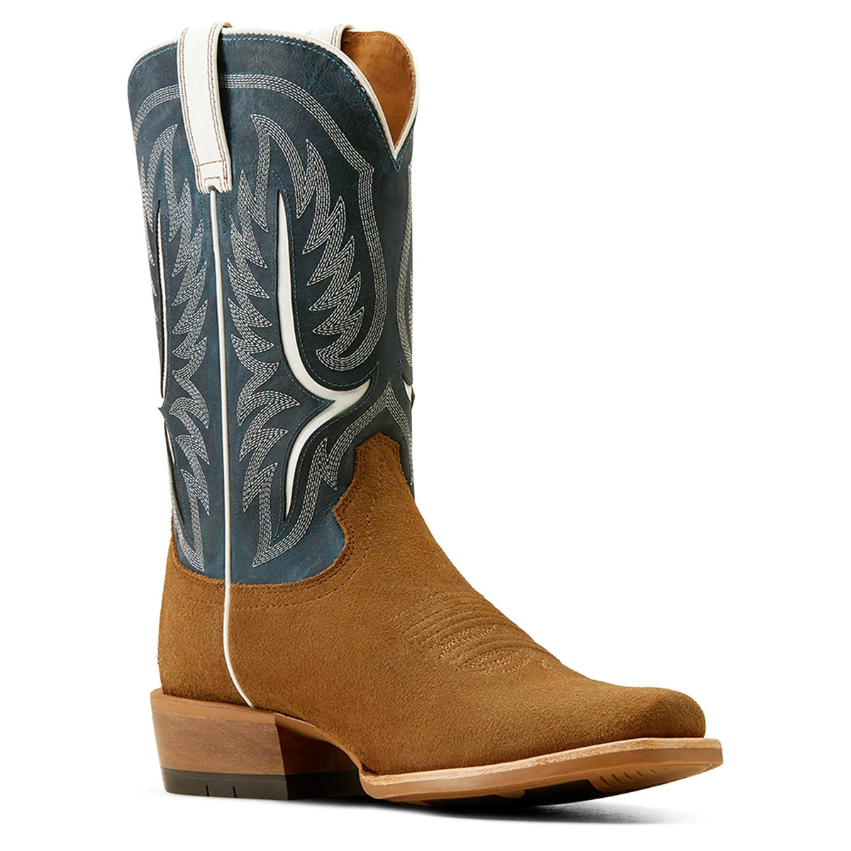 Ariat Men's Stadtler Narrow Cutter Toe Cowboy Boot, Dijon Roughout – inside
