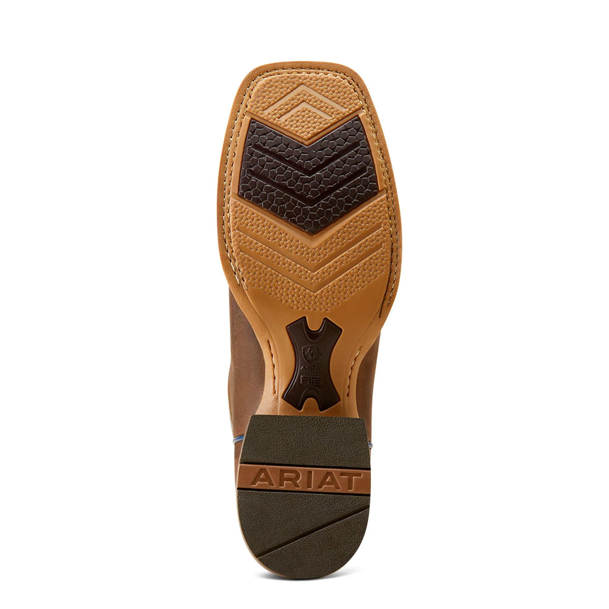 Ariat Men's Standout Western Boot, Loco Brown|Cloud Blue – sole