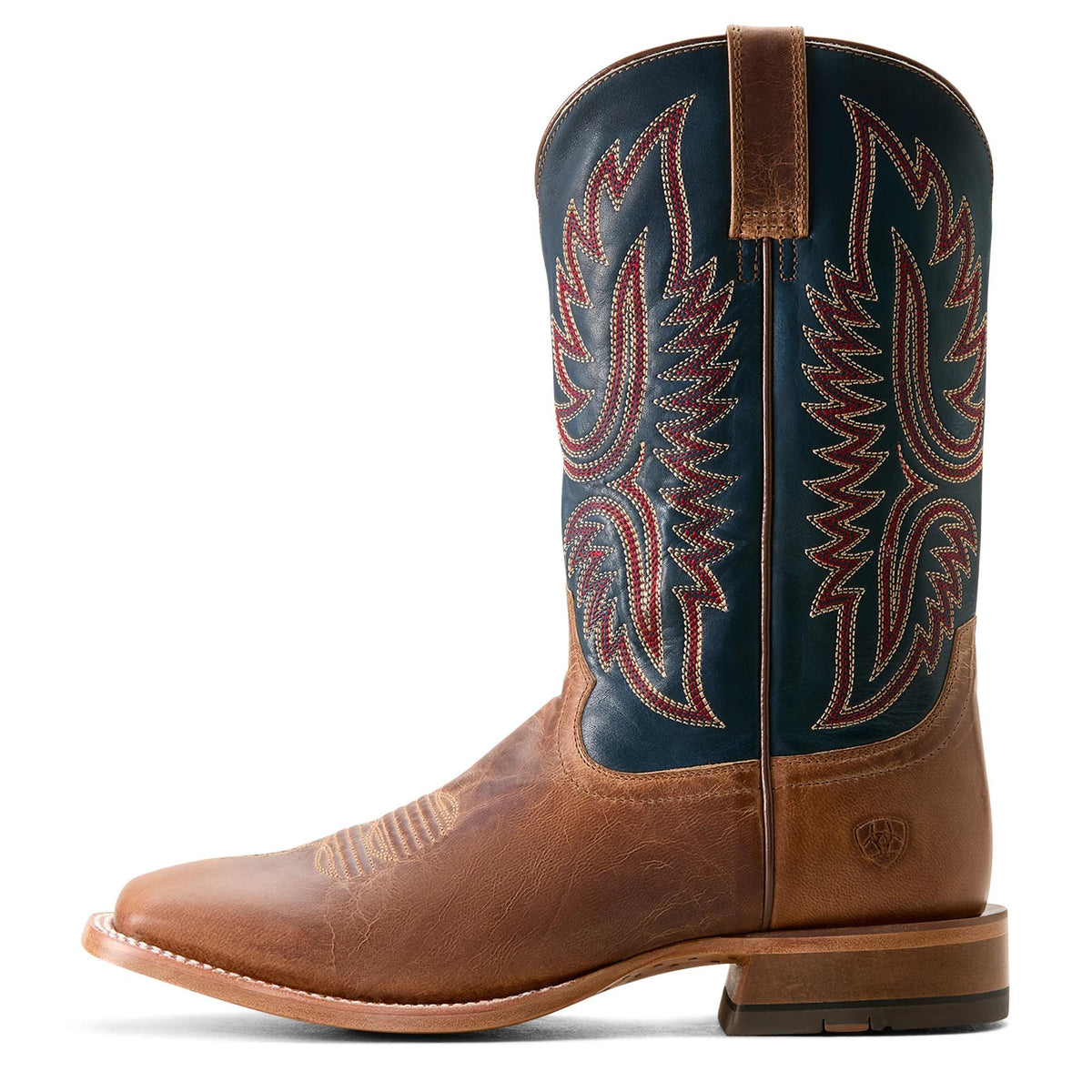 Ariat Men's Tanglewood Cowboy Boot, Bone|Honorable Blue – side