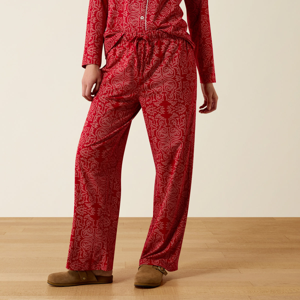 Ariat Women's Dreams Pajama Set featuring a boot scootin' Western-inspired design, soft fabric, and comfortable fit.