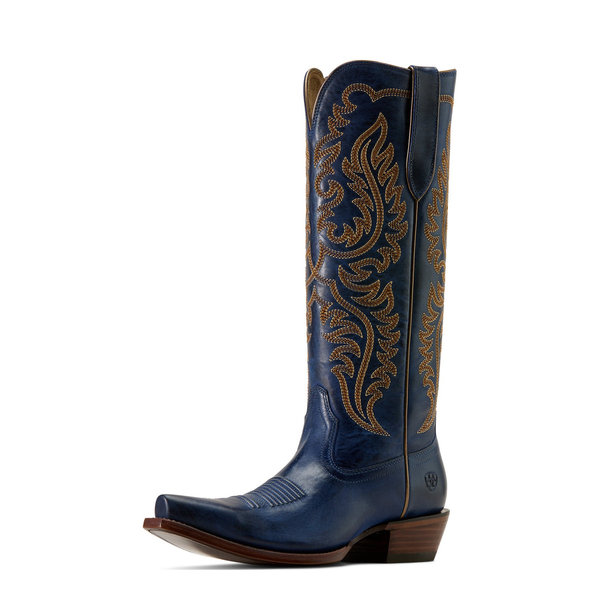 Ariat Women's Ellamore X Toe Western Boot, Royal Cobalt – 3-4 front