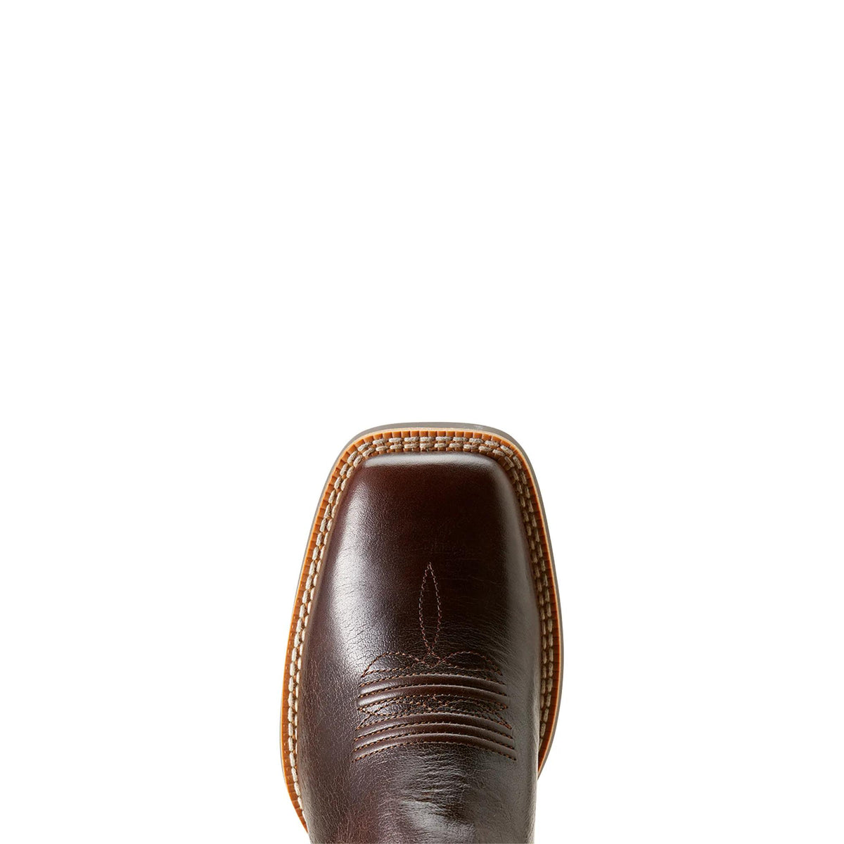 Ariat Women's Gillette Western Boot, Arizona Brown|Marble Brown – toe