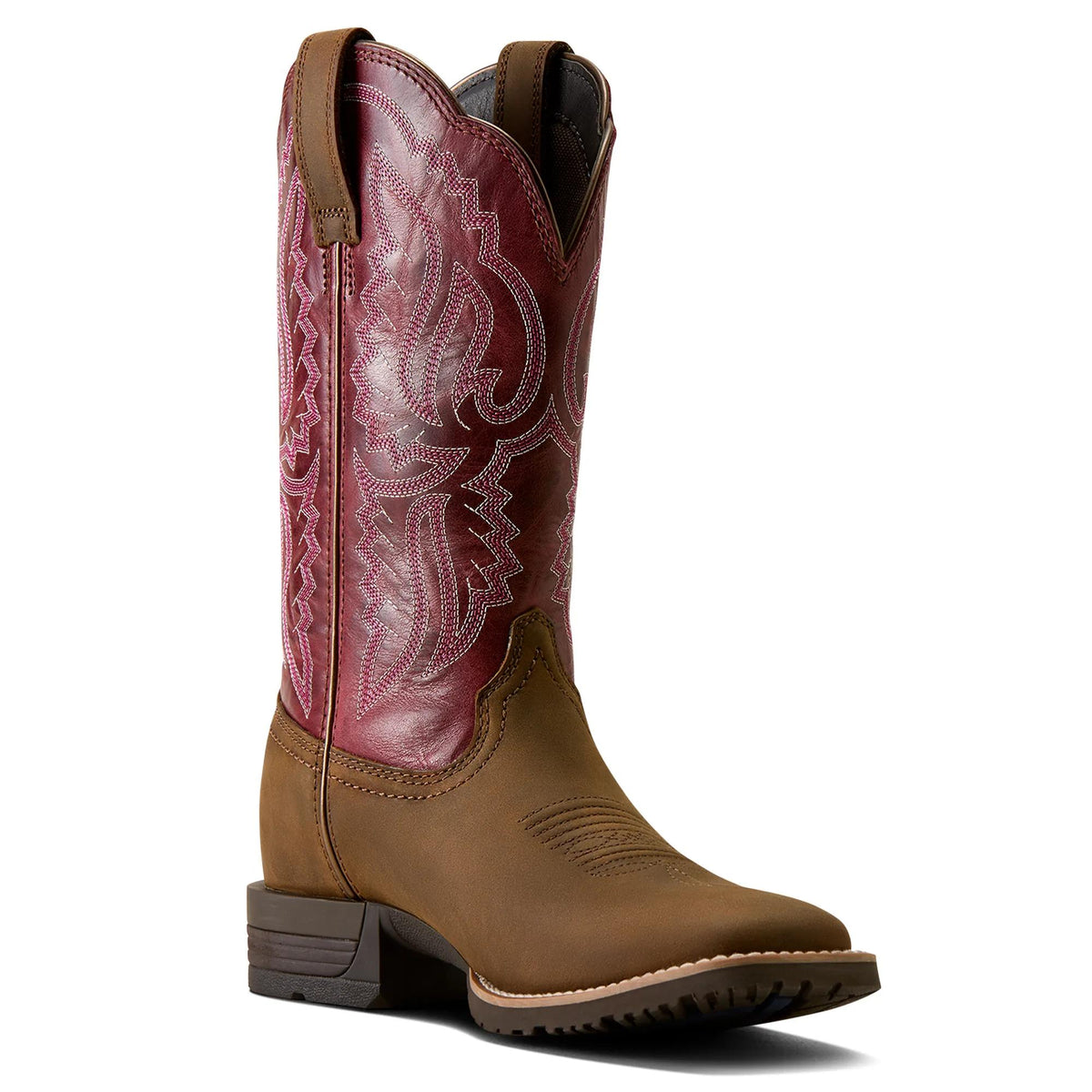 Ariat Women's Hybrid Ranchwork Western Boot, Backwoods Brown – inside