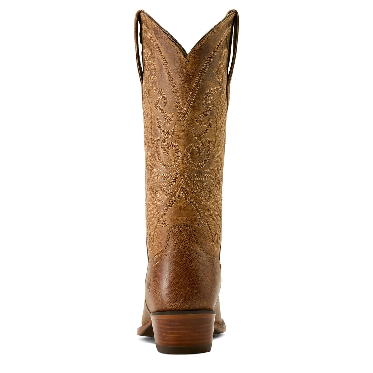 Ariat Women's Louella R Toe Western Boot, Pearl Brown – heel