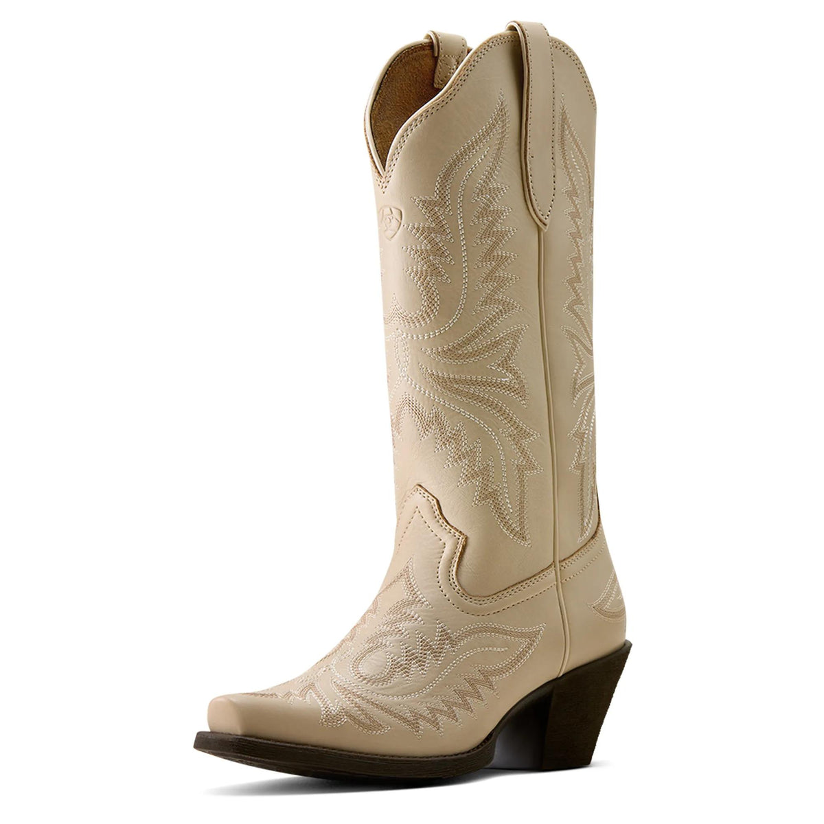 Ariat Women's Round Up Collins D Toe Western Boot, Buttercream – 3-4 front