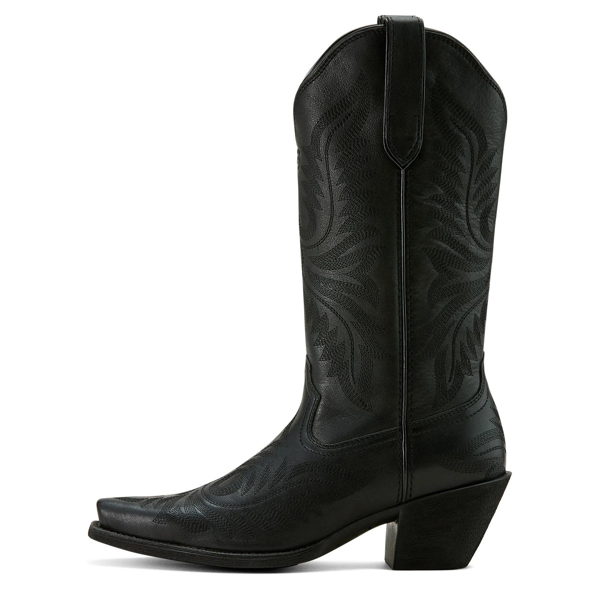 Ariat Women's Round Up Collins D Toe Western Boot, Supple Black – side