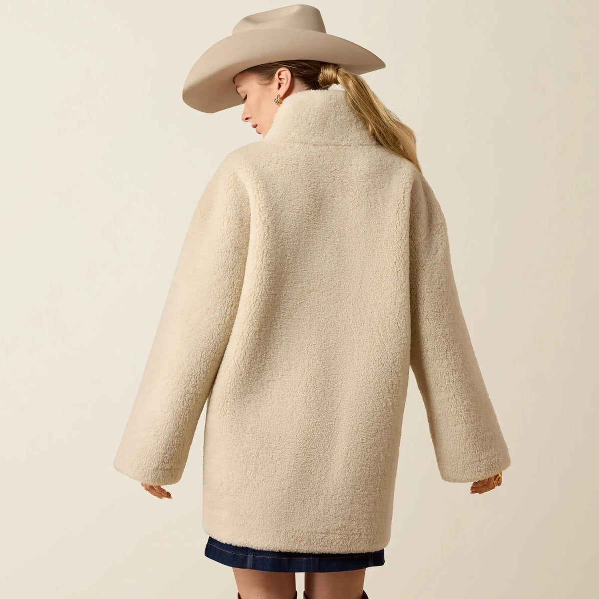 Ariat Women's Scarlett Jacket, Parchment – back