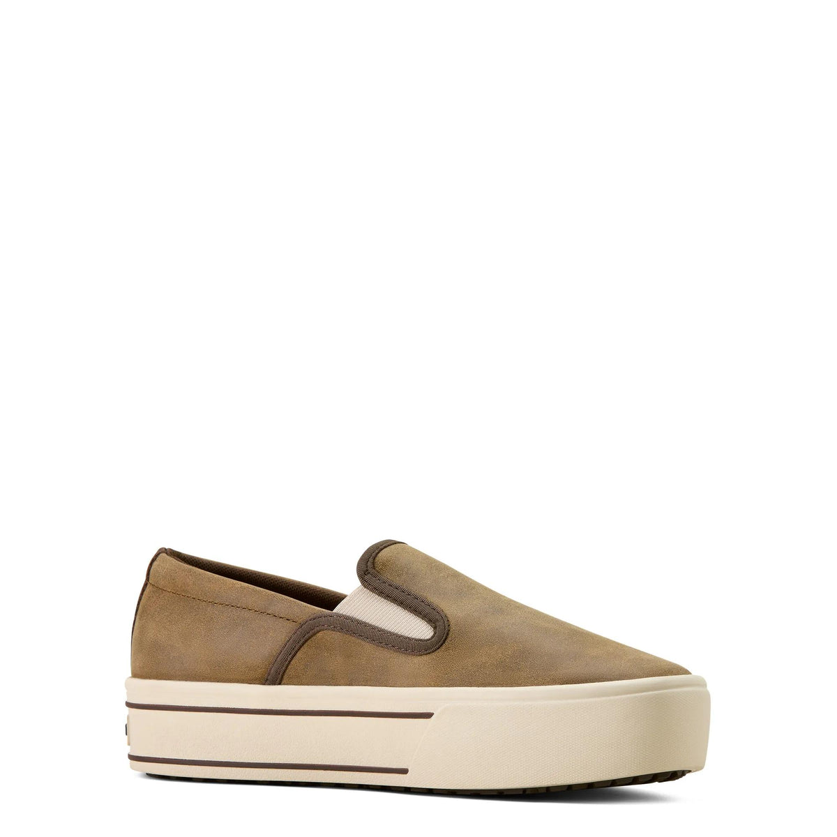 Ariat Women's Skylar Slip On Shoe, Brown Bomber – inside