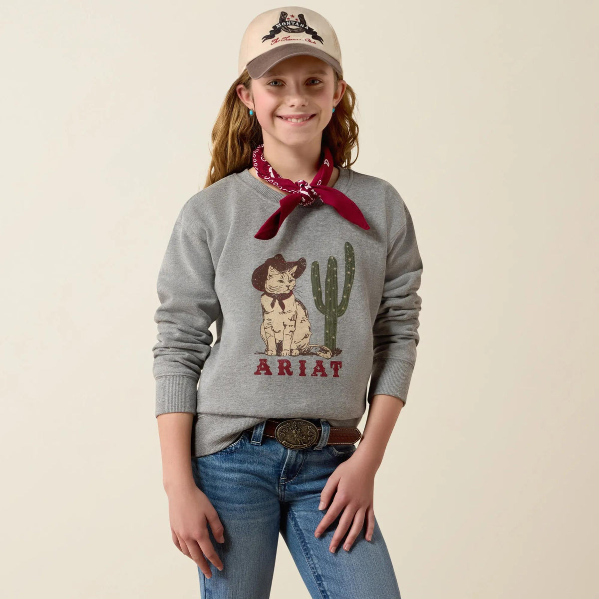 Ariat Youth Heather Grey 10080609 - view 1