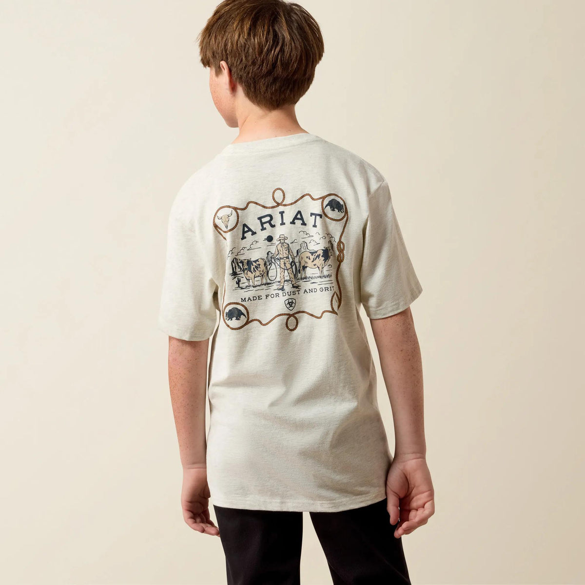 Ariat Youth Oatmeal Heather 10080585 - view 2