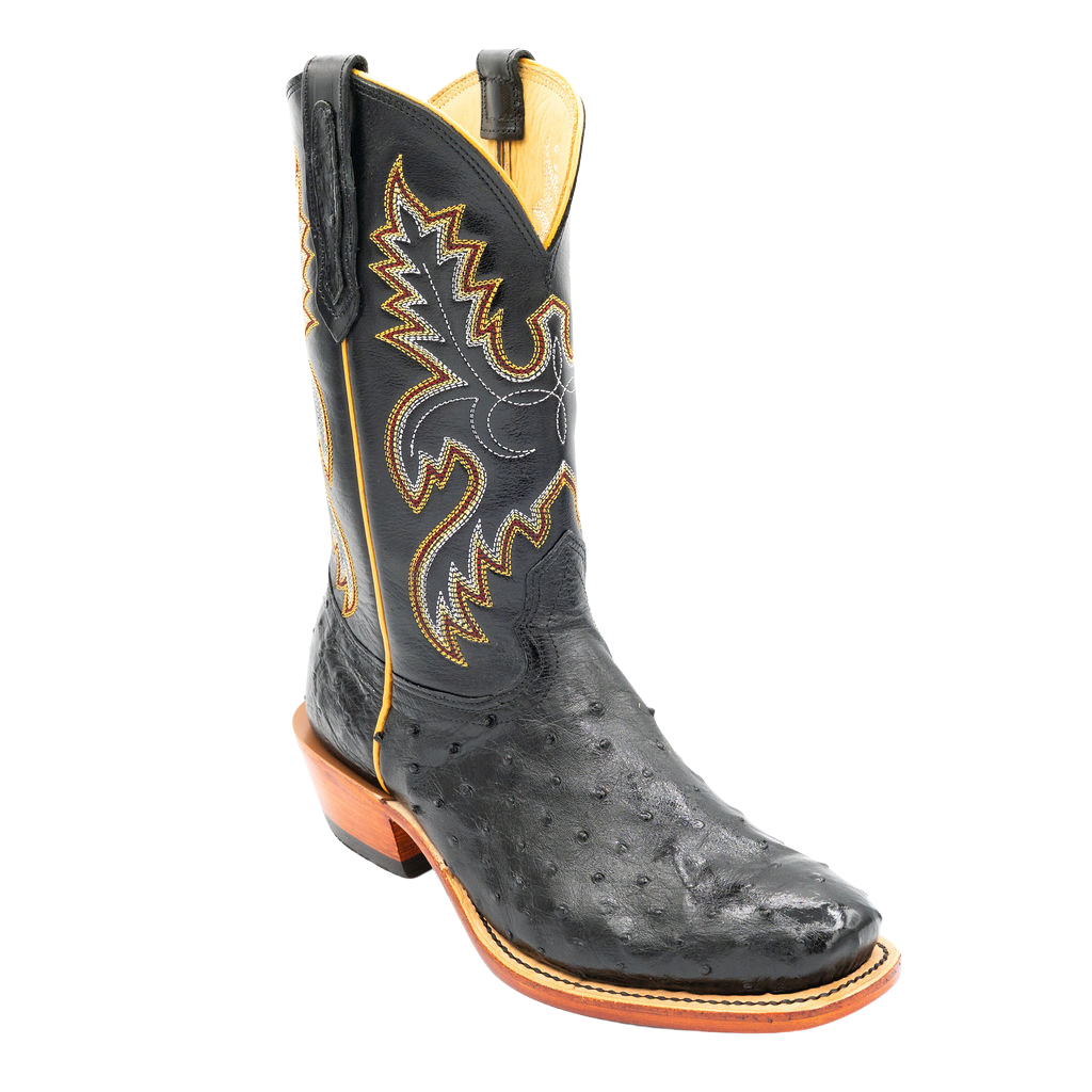 Fenoglio Boot Co. Unisex Black Full Quill Ostrich 19151911 - view 2