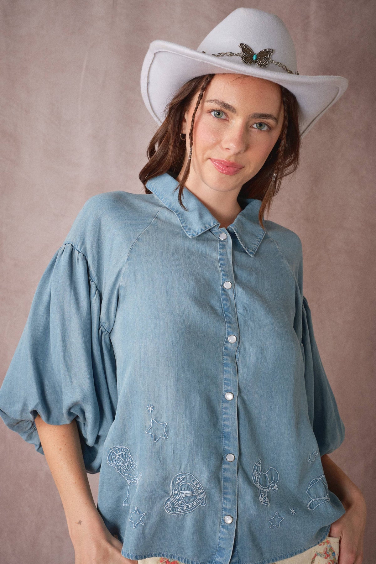 Blue B Womens Medium Wash 24337T - view 2