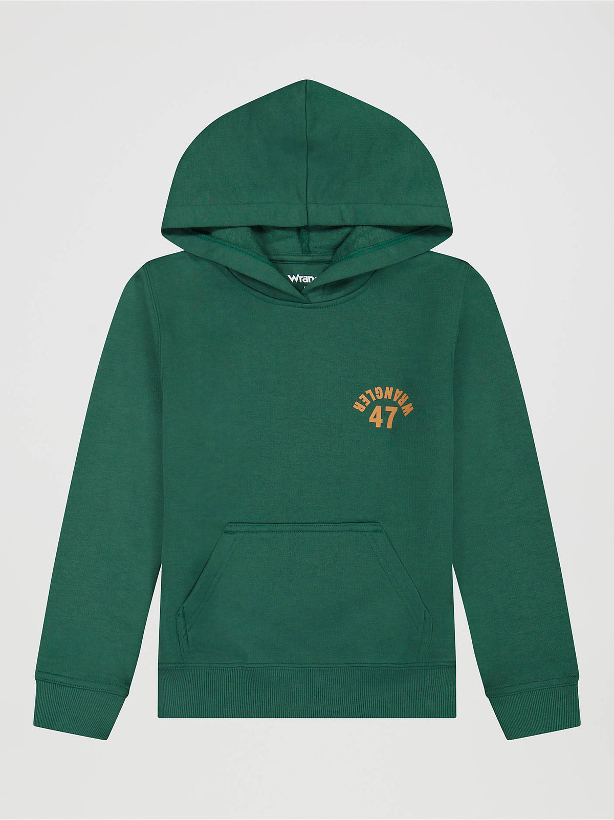 Boys' 47 Wrangler Logo Pullover Hoodie - Hunter Green - front view
