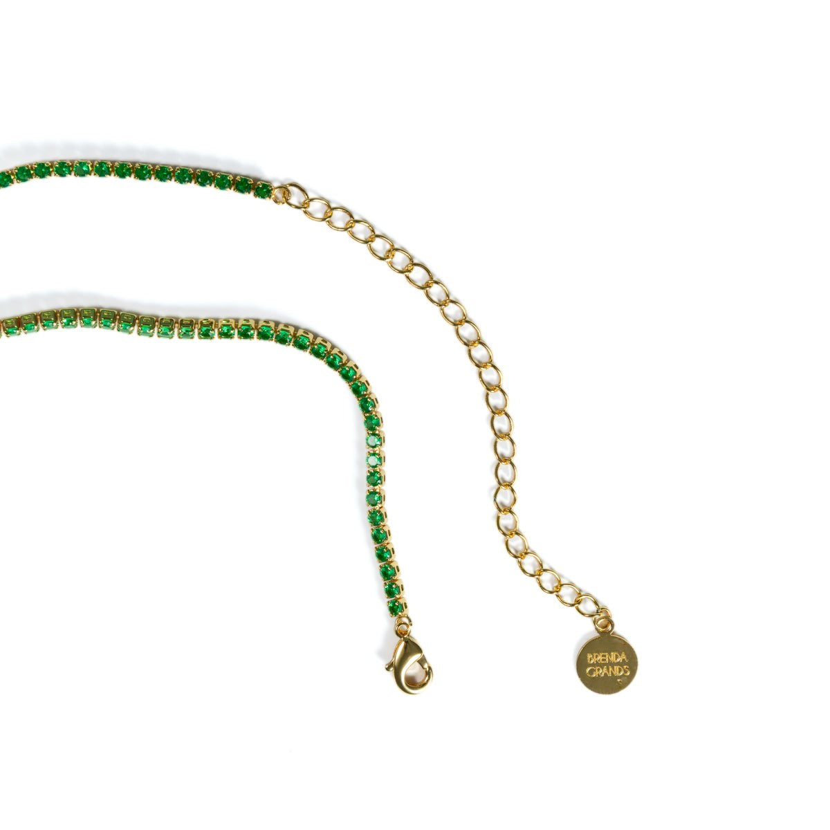 Brenda Grands Womens Gold Emerald Green 750 - view 3