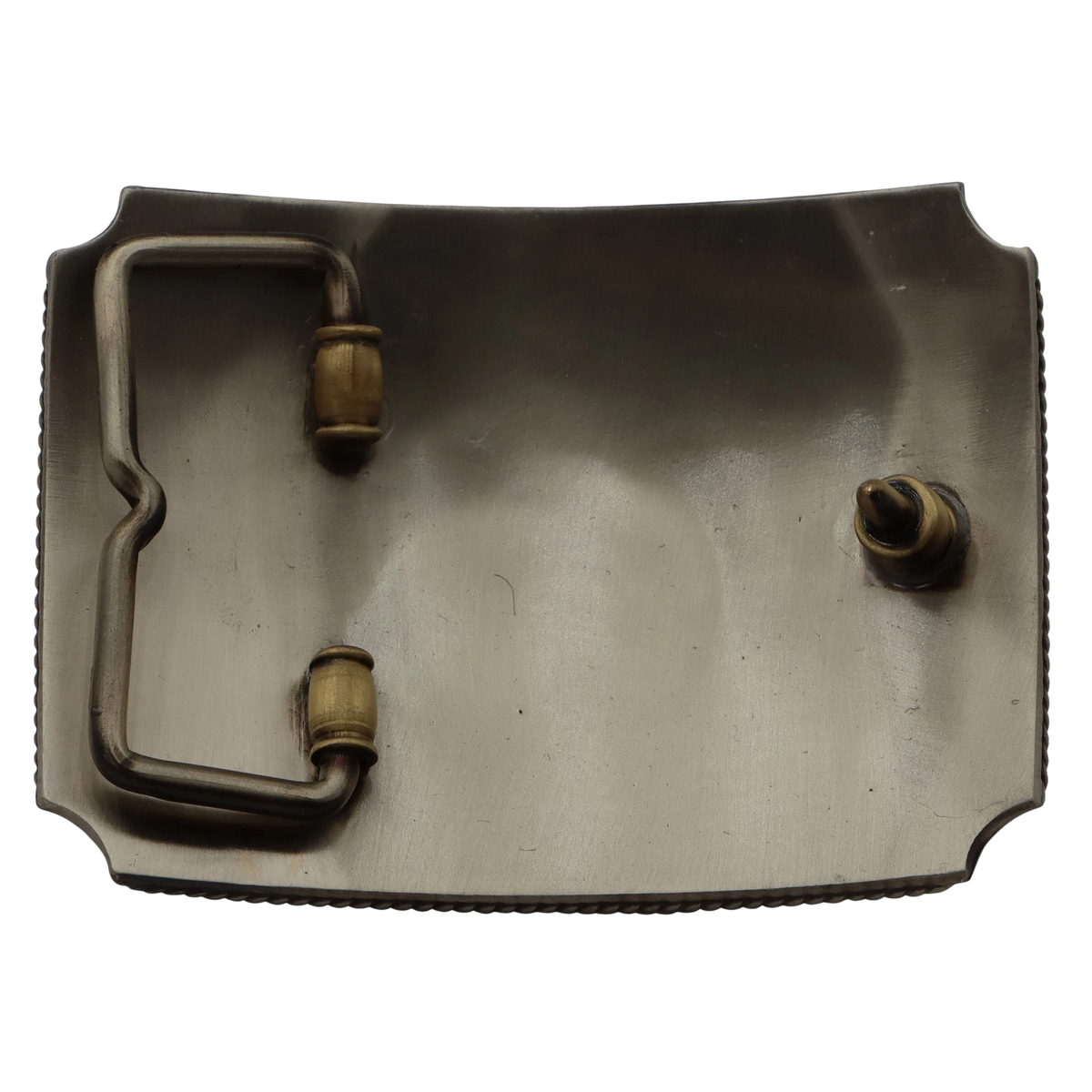 AndWest Bronc Rider iconic classic belt buckle featuring detailed bronc rider design on polished metal surface.