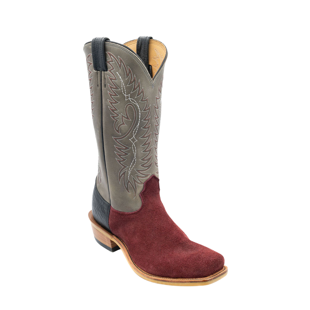 Fenoglio Boot Co. Unisex Burgundy Roughout 15541313 - view 2