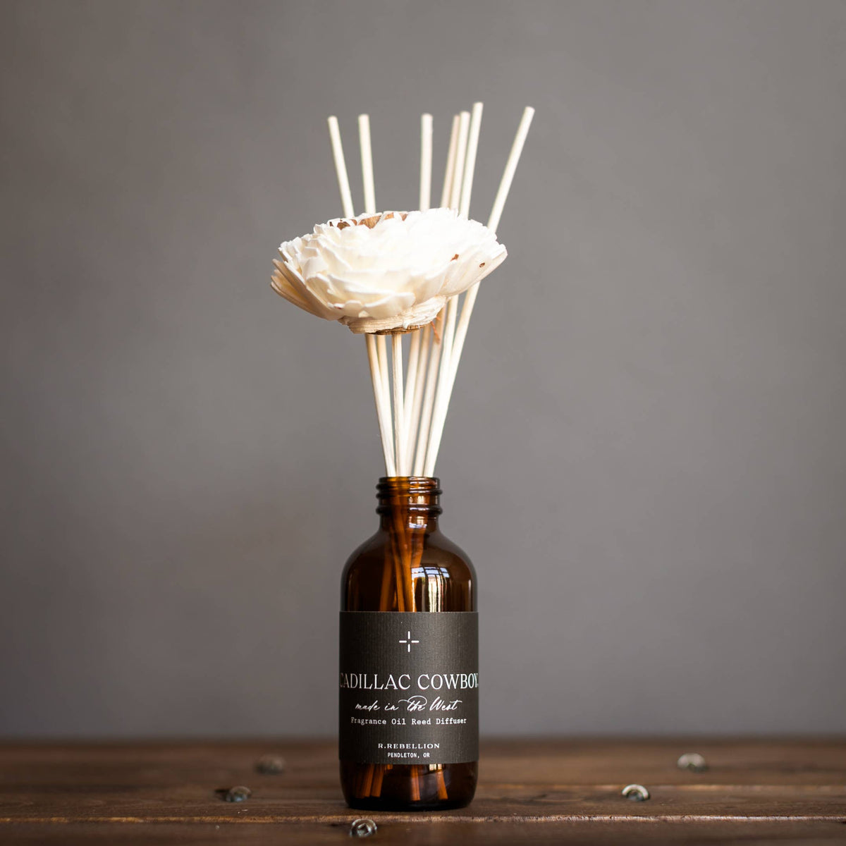 R. Rebellion Cadillac Cowboy Reed Diffuser, 4 oz – front