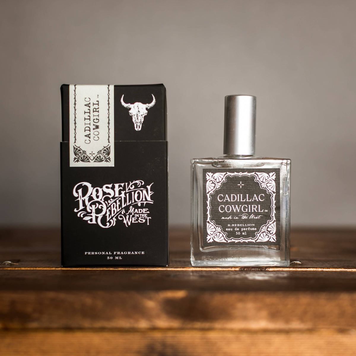 R. Rebellion Cadillac Cowgirl Perfume, 50 ml – with box