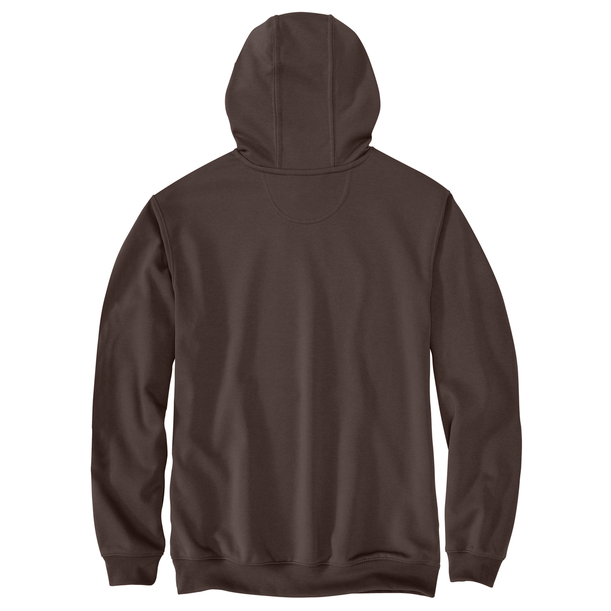 Carhartt Men's Iconic K288 Logo Sweatshirt in Dark Clove, showing the sweatshirt with logo front and comfortable fit.