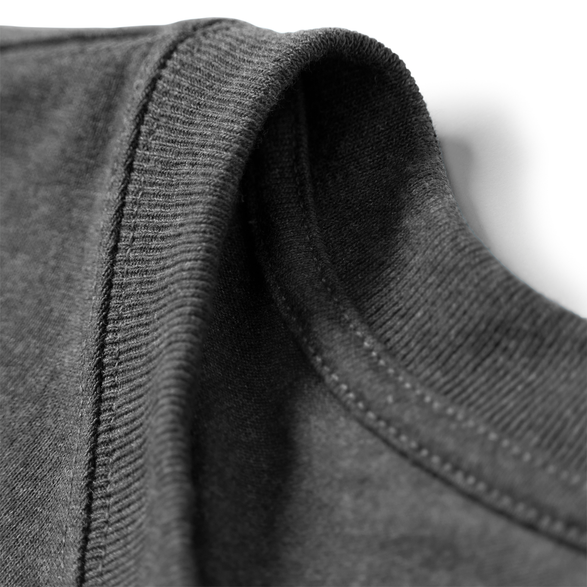 Carhartt men's Iconic K87 pocket T-shirt in carbon heather, casual crewneck with chest pocket and short sleeves.
