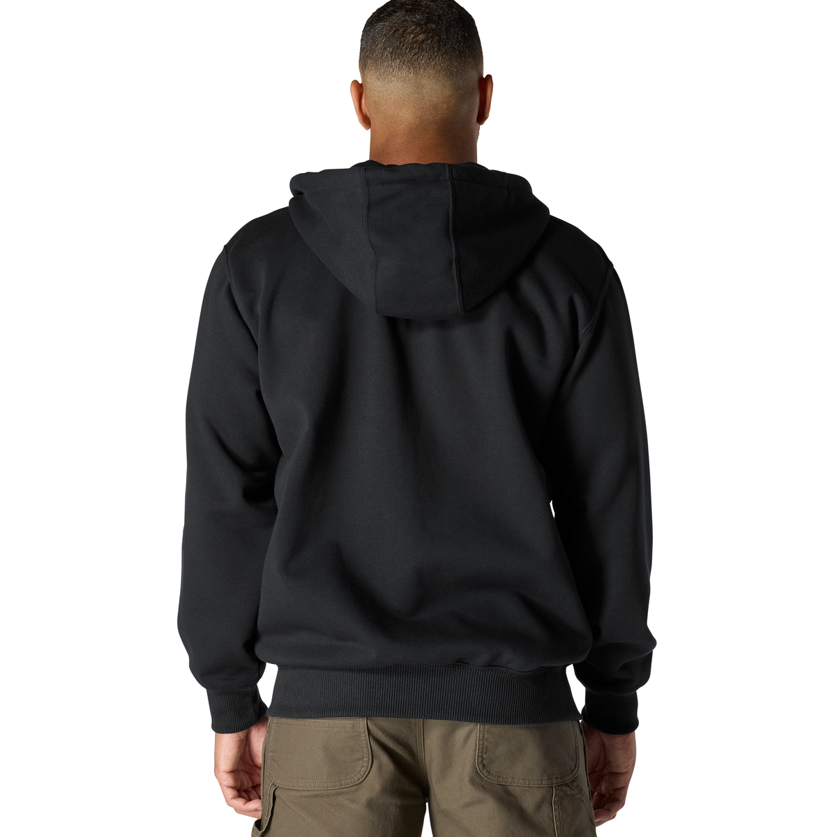 Carhartt Men's Paxton Full Zip Sweatshirt, Black – back