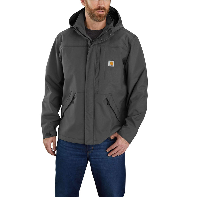 Carhartt Men's Storm Defender Loose Fit Shoreline Jacket, Shadow – front