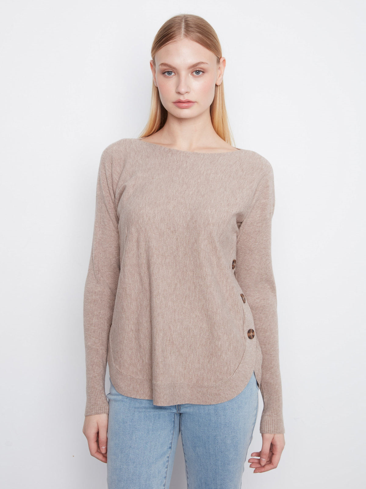 Charlie B Womens Heather Taupe C2871R-464A - view 1