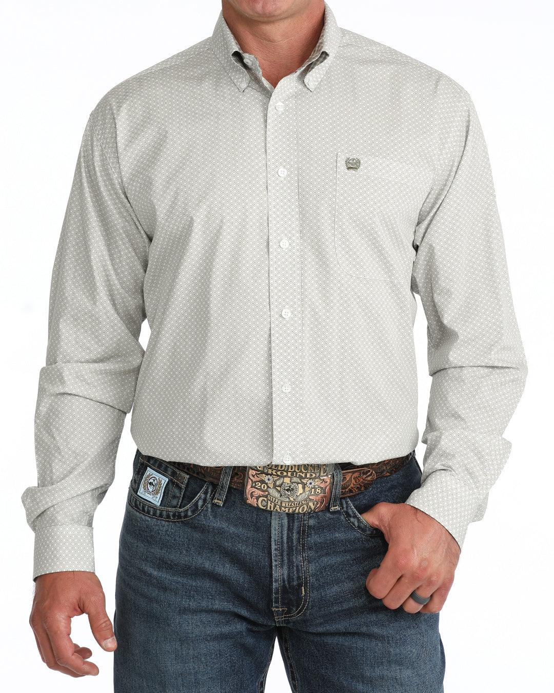 Cinch Mens Olive MTW1106128 - view 1