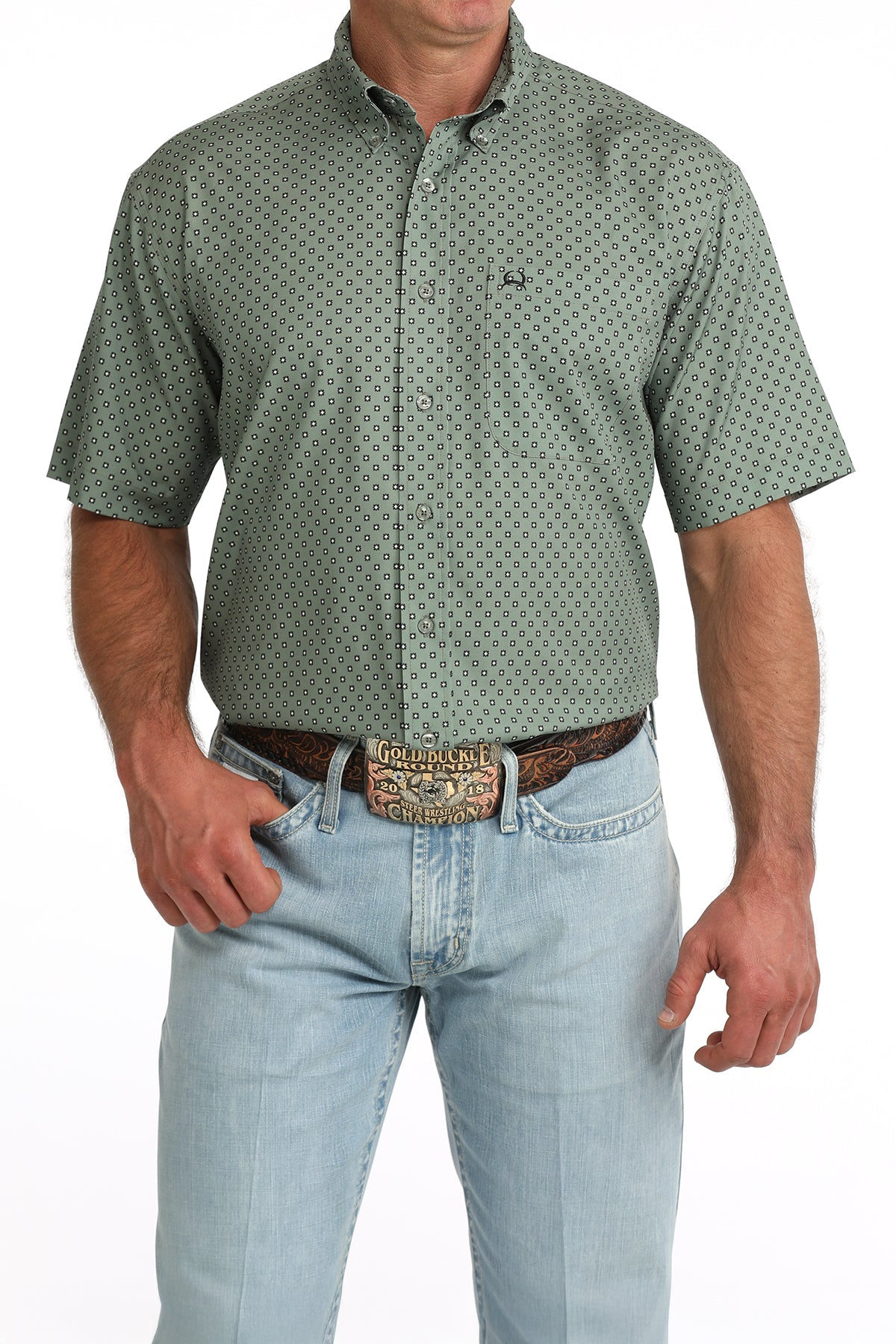Cinch Mens Olive MTW1704176 - view 1
