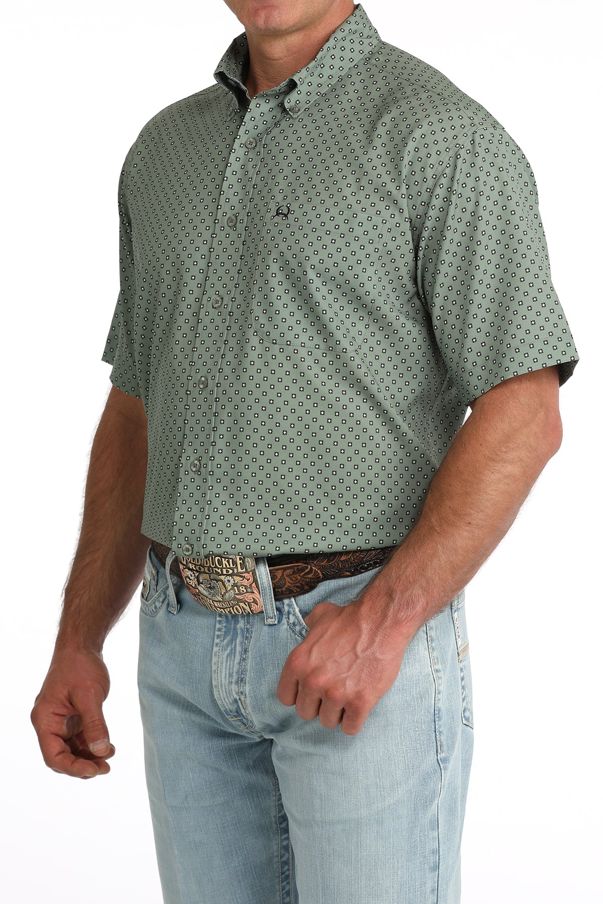 Cinch Mens Olive MTW1704176 - view 2