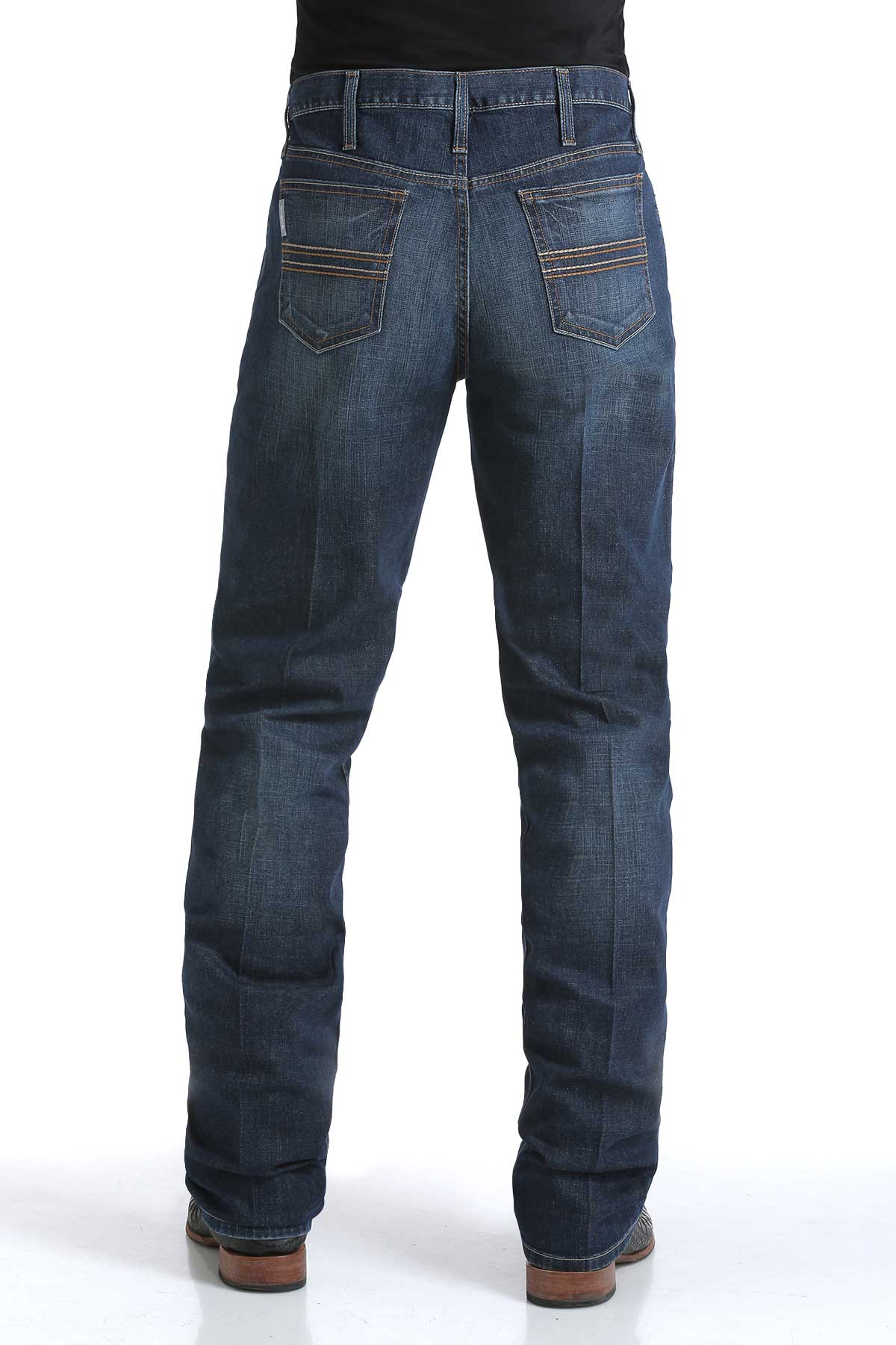 Cinch Men's Silver Label 006 Slim Fit Performance Jean, Dark Stone – back