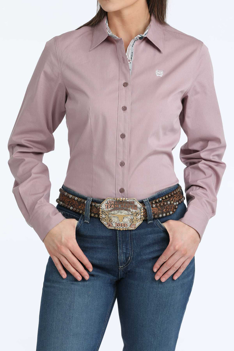 Cinch Womens Lilac Stripe MSW9165084 - view 1