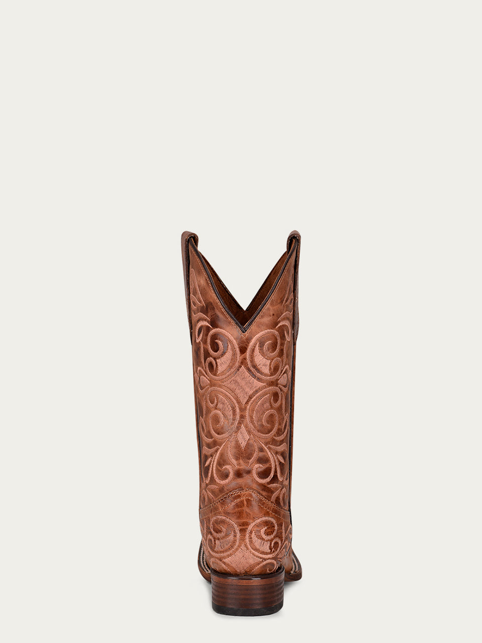 Circle G by Corral Women's Embroidery Square Toe Cowboy Boot, Honey – back