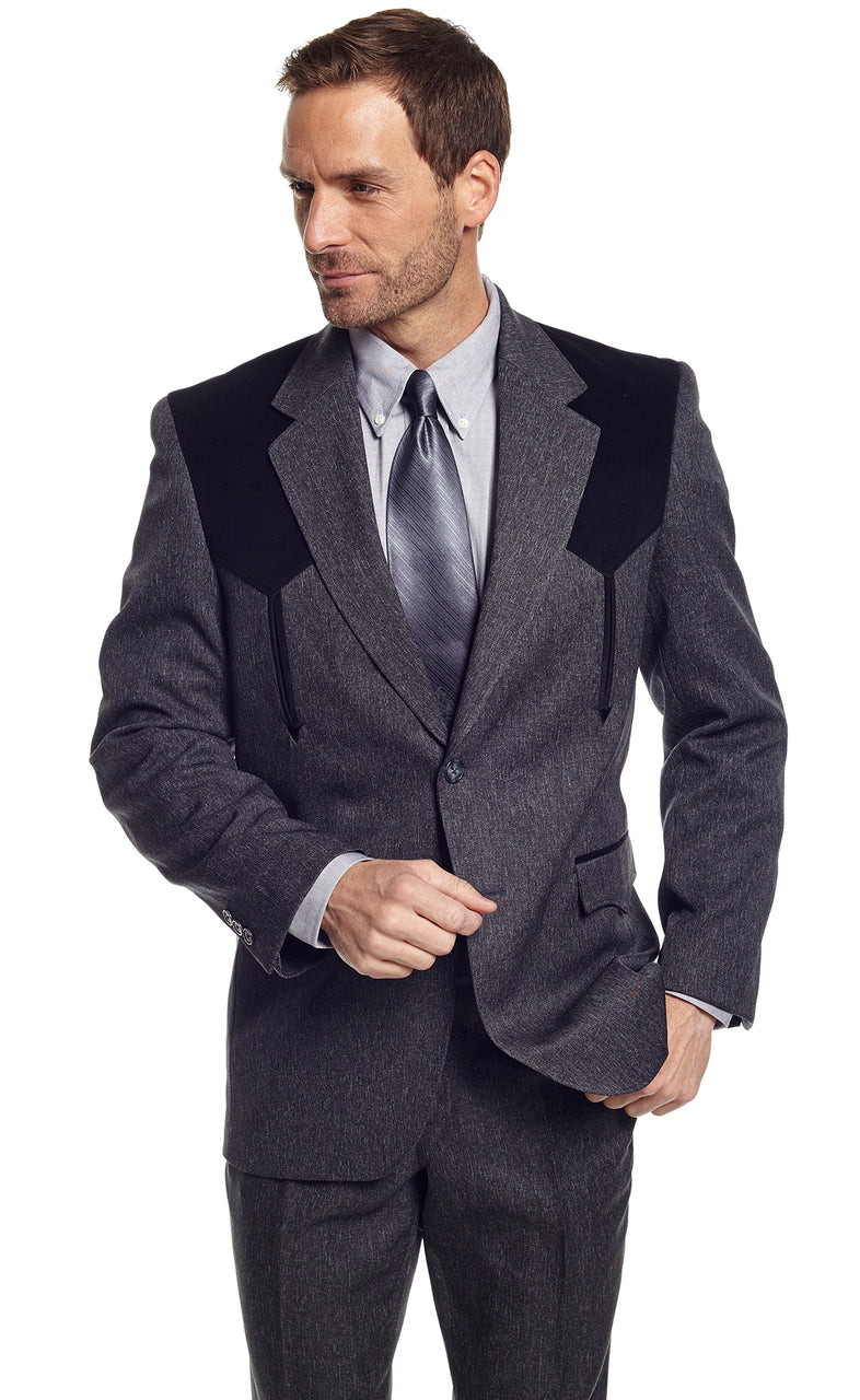 Circle S Mens Charcoal CC2976 - view 1