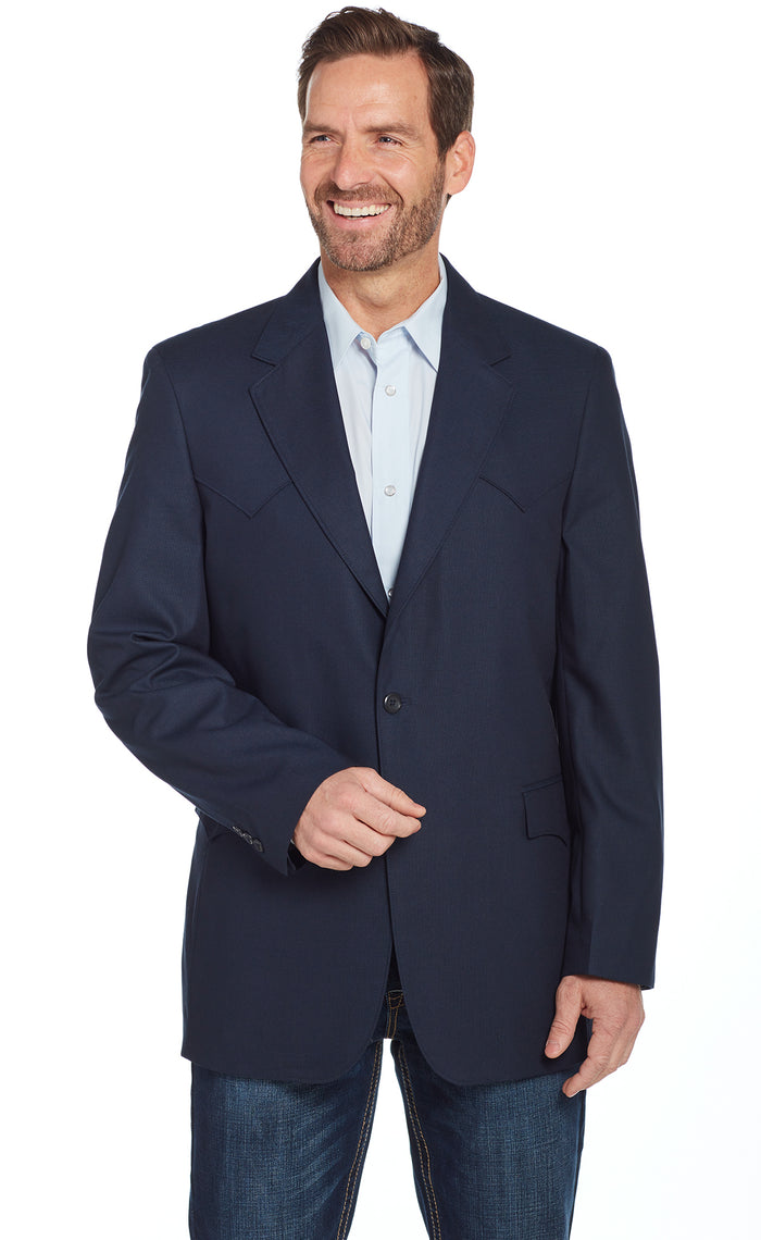 Circle S Men's Plano Sport Coat - Navy