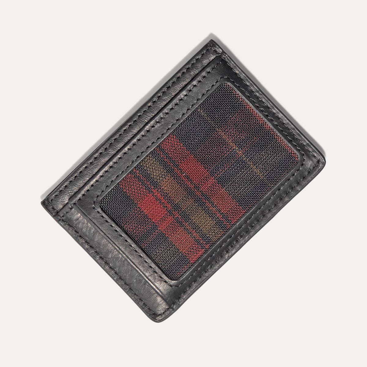 Will Leather Goods classic front pocket card case wallet with sleek leather design and multiple card slots.