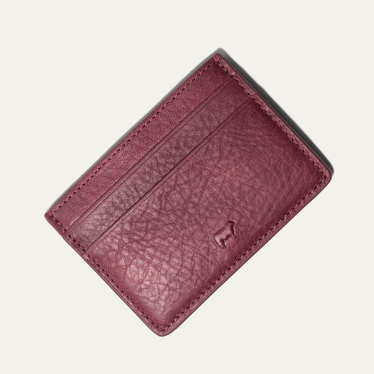 Will Leather Goods classic front pocket card case wallet with sleek leather design and multiple card slots.