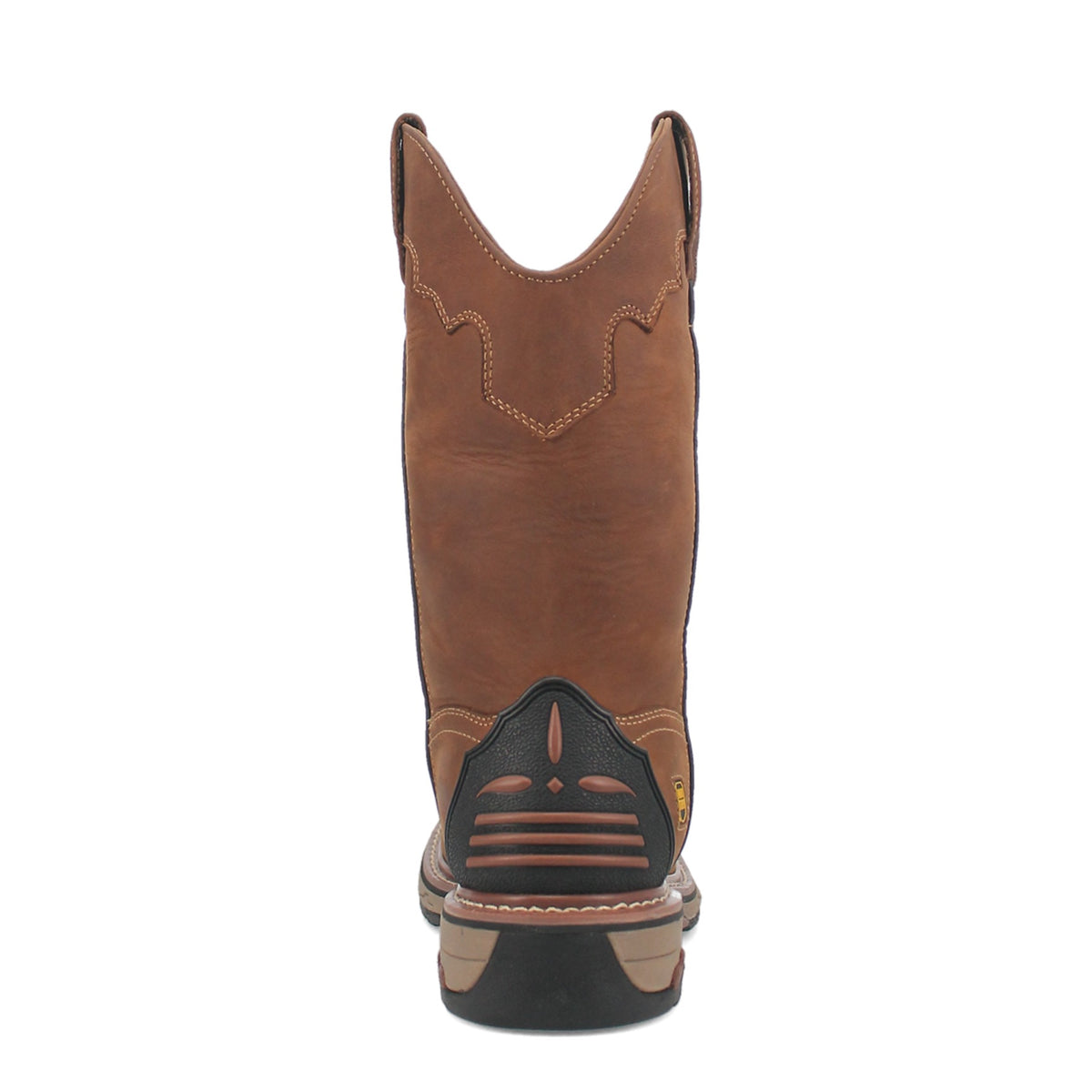 Dan Post Men's Blayde Steel Toe Waterproof Leather Boot, Saddle Tan – heel