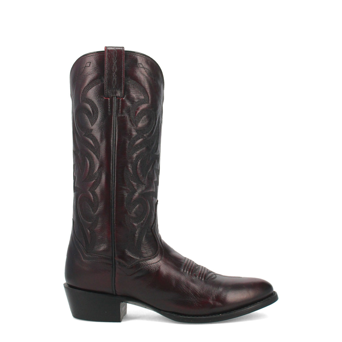 Dan Post Men's Milwaukee Boot, Black Cherry – side