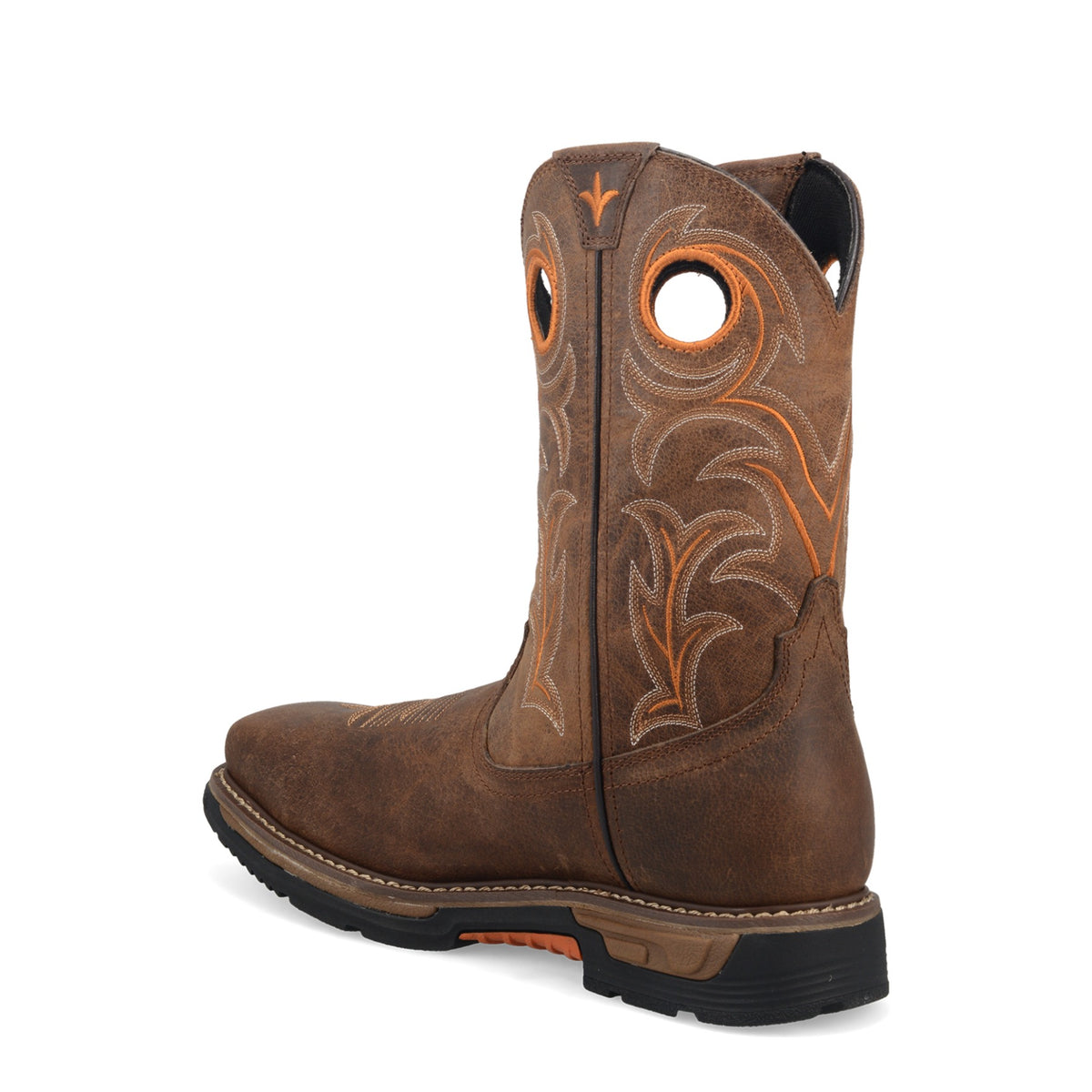 Dan Post Men's Storm's Eye Composite Toe Work Boot, Brown – 3-4 back
