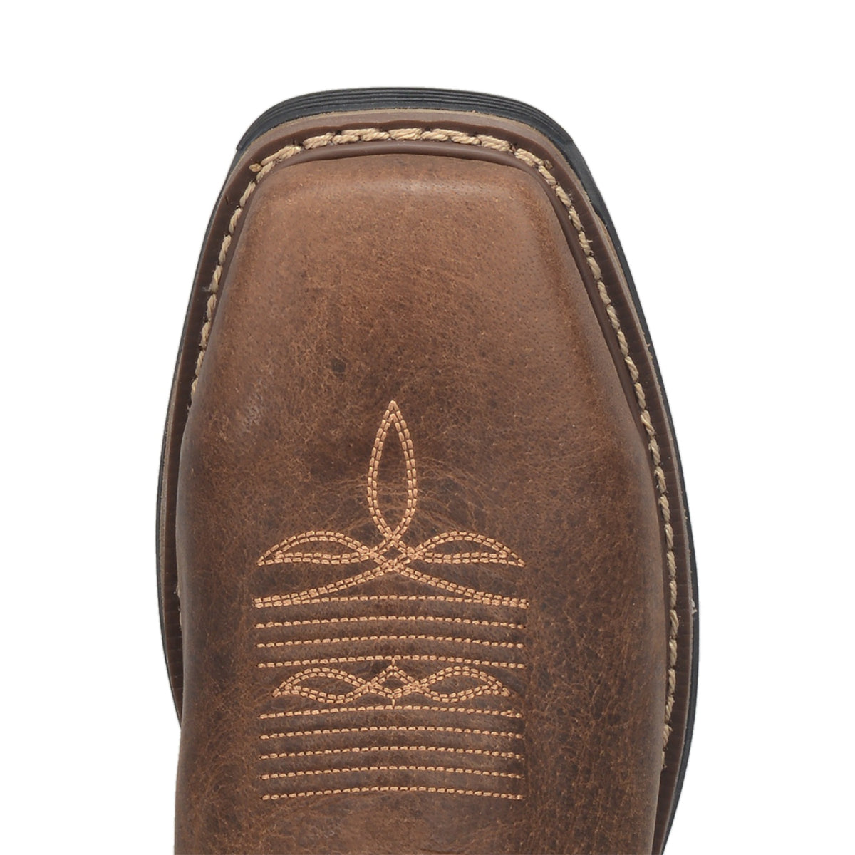 Dan Post Men's Storm's Eye Composite Toe Work Boot, Brown – top