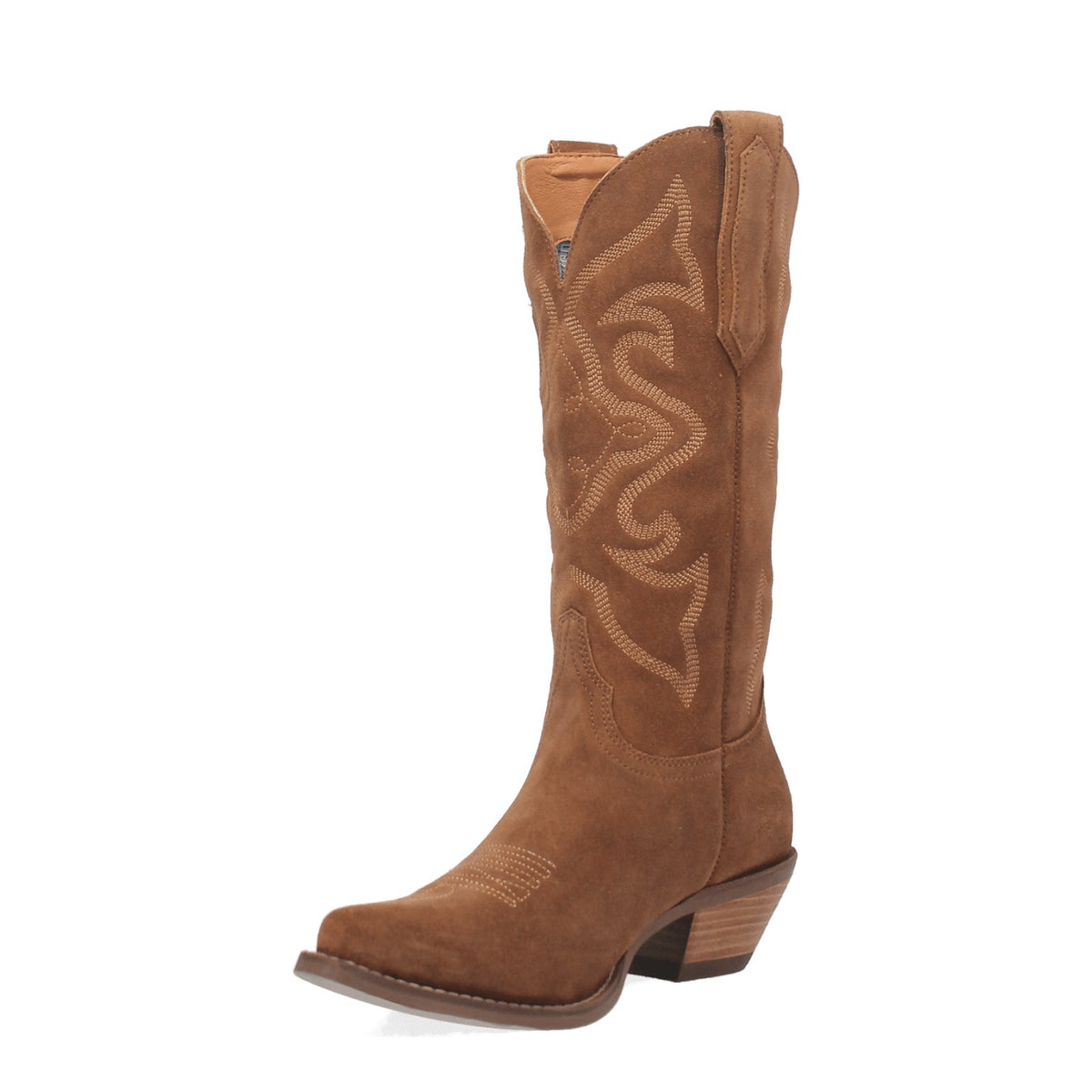 Dingo Women's Out West Boot, Camel – 3-4 front inside
