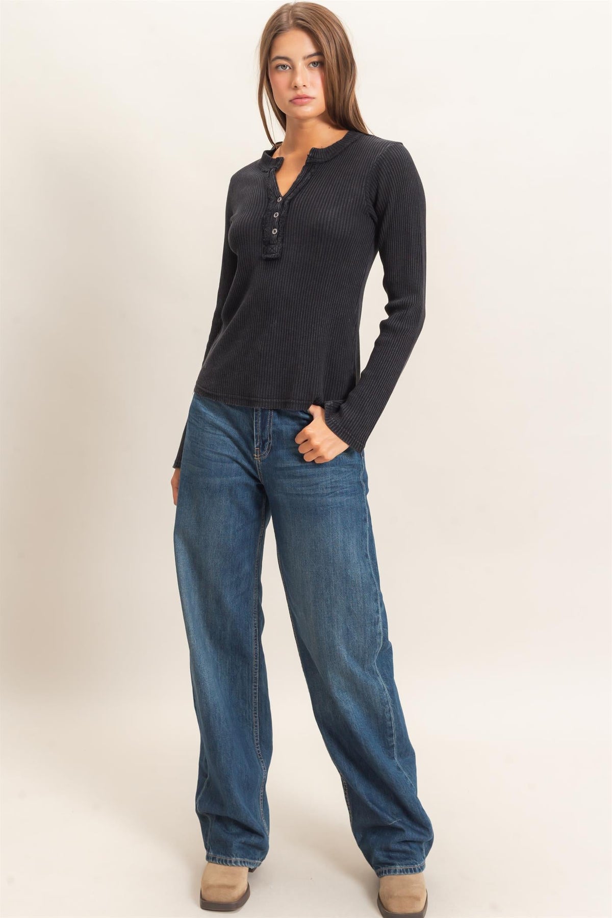 Double Zero Womens Black DZ26E243 - view 4