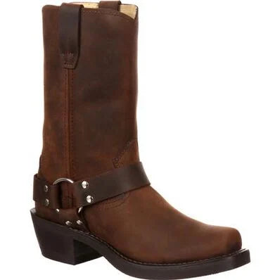 Durango Men's Harness Boot, Brown – 3-4 front 2