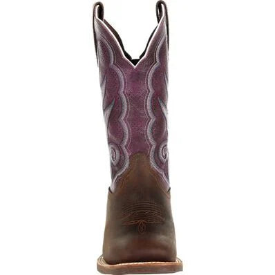 Durango Women's Rebel Pro Ventilated Western Boot, Plum – front