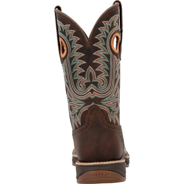 Durango Women's Lady Rebel Ultra-Lite Western Boot with leather upper, pointed toe, and western stitching details.