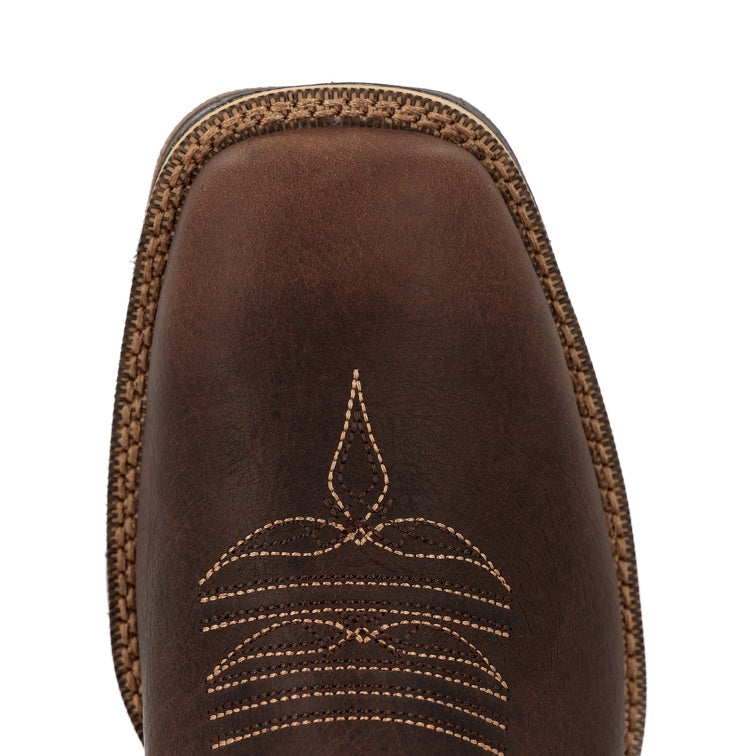 Durango Women's Lady Rebel Ultra-Lite Western Boot with pointed toe and pull tabs, leather upper, and Western stitching details.
