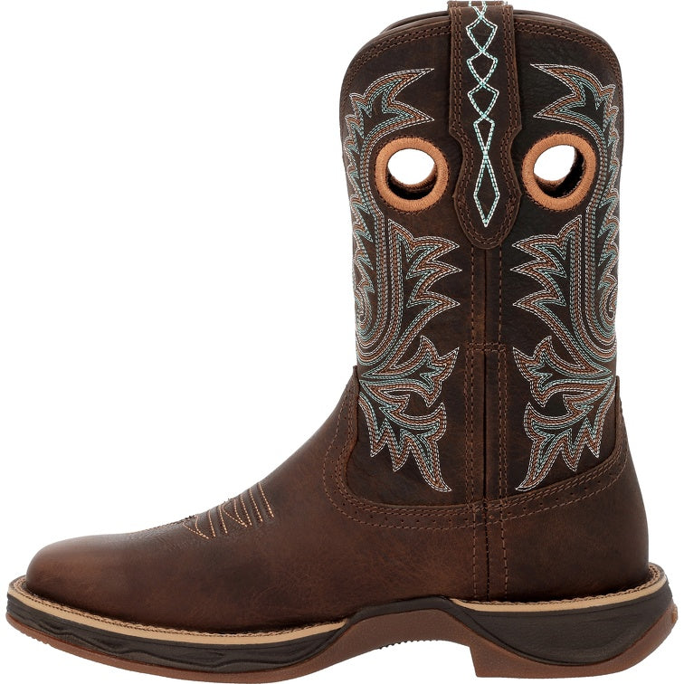 Durango Women's Lady Rebel Ultra-Lite Western Boots with pointed toe and Western stitching design.