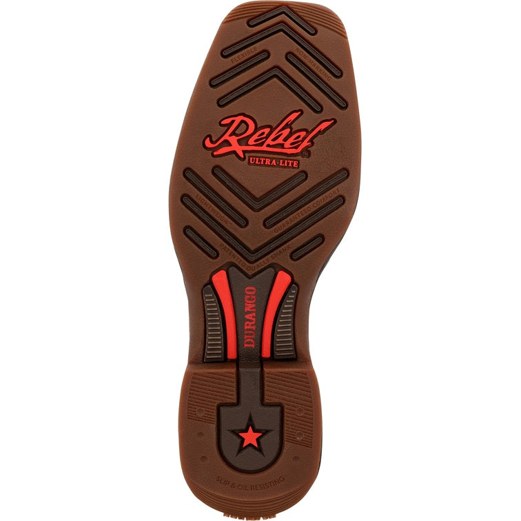 Durango Women's Lady Rebel Ultra-Lite Western Boots with pointed toe and traditional Western stitching.