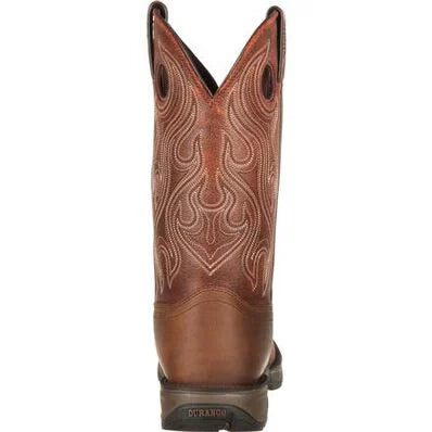 Durango Men's Rebel Saddle Western Boot, Brown – heel